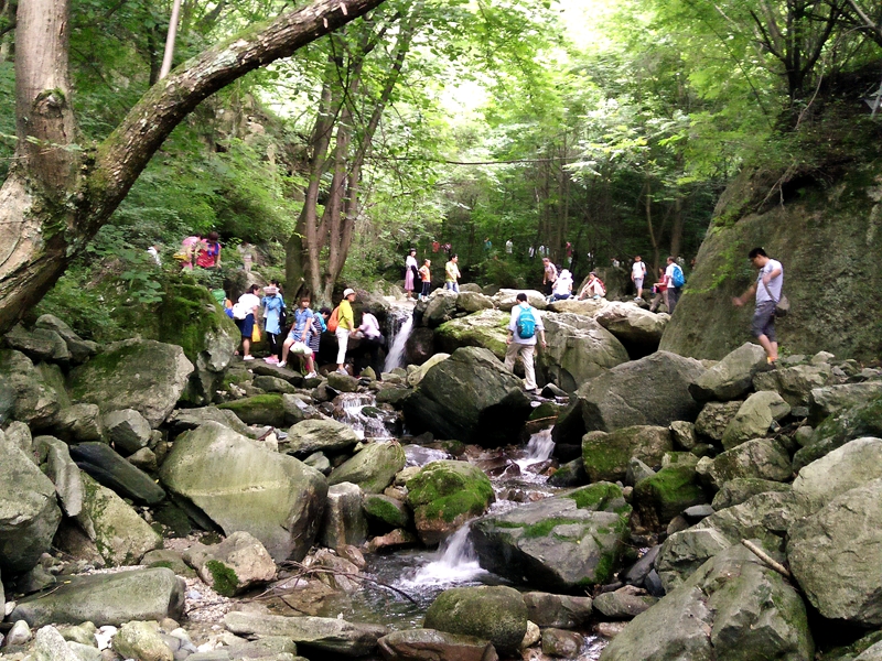 當然,山溪出口處的農家樂,也是我們旅程的最好結束語.